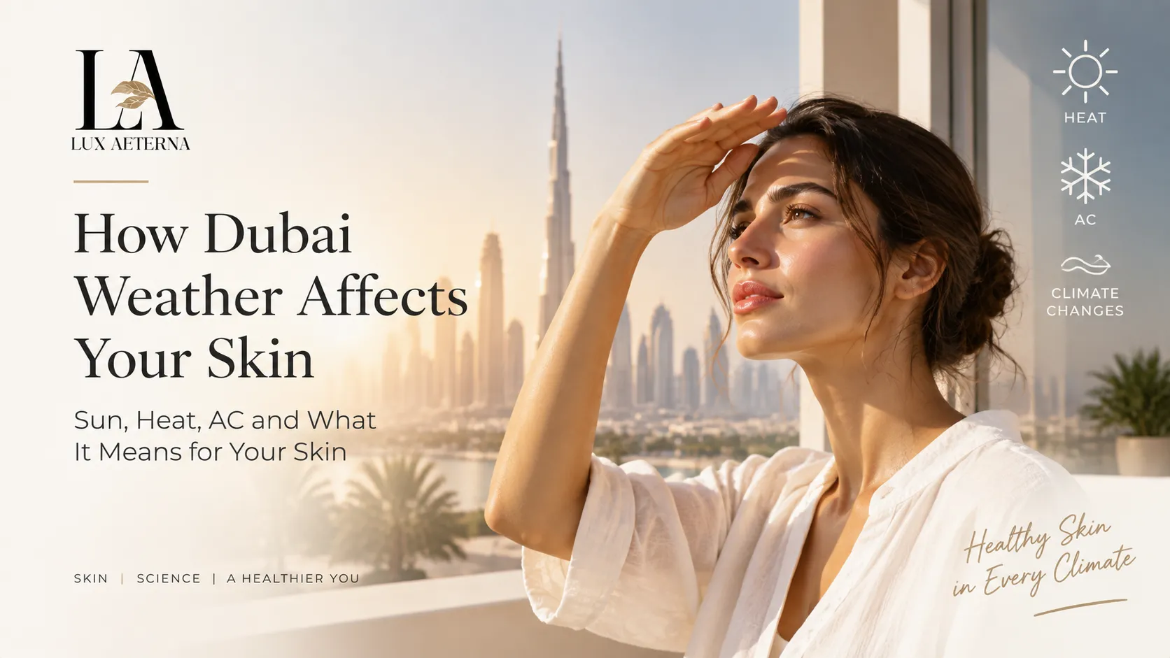 How Dubai Weather Affects Your Skin