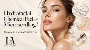 Hydrafacial, Peel or Microneedling