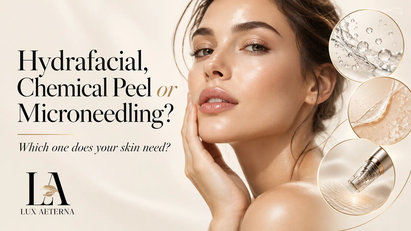 Hydrafacial, Peel or Microneedling